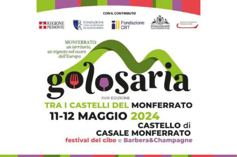 Golosaria 2024 tra i Castelli del Monferrato