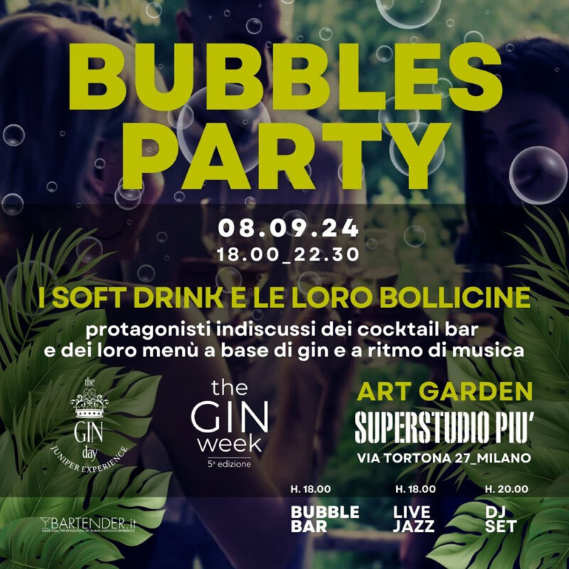 Bubbles Party, dove il gin incontra l’arte e la musica